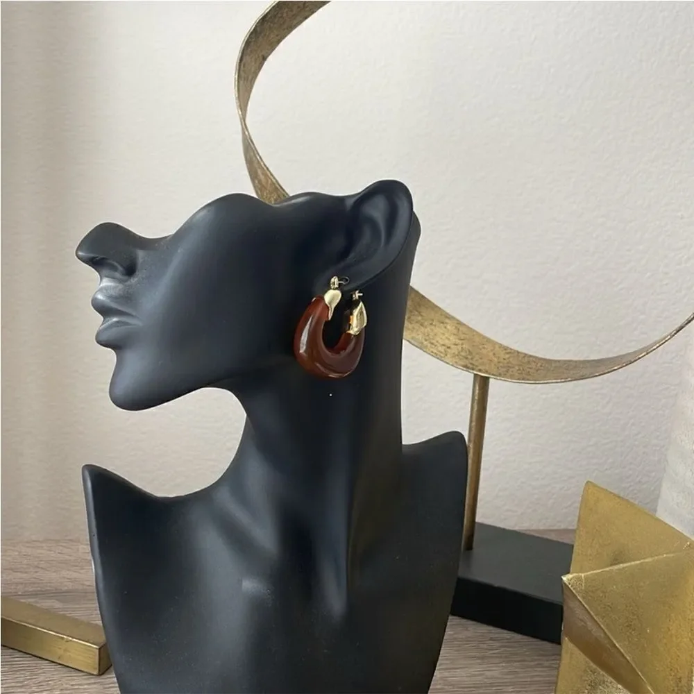 Bohemian hoop earrings M307